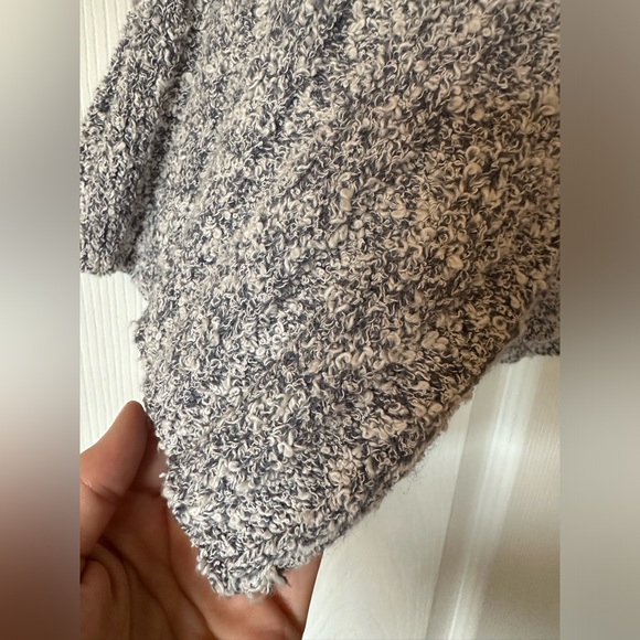Free People Good Day Pullover Sweater in Gray NWT - Picture 4 of 8
